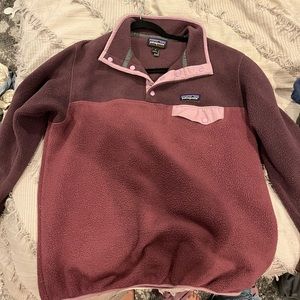 patagonia synchilla fleece 1/4 button down